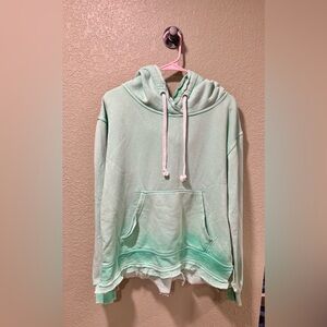 We The Free Mint Green Hoodie Size S